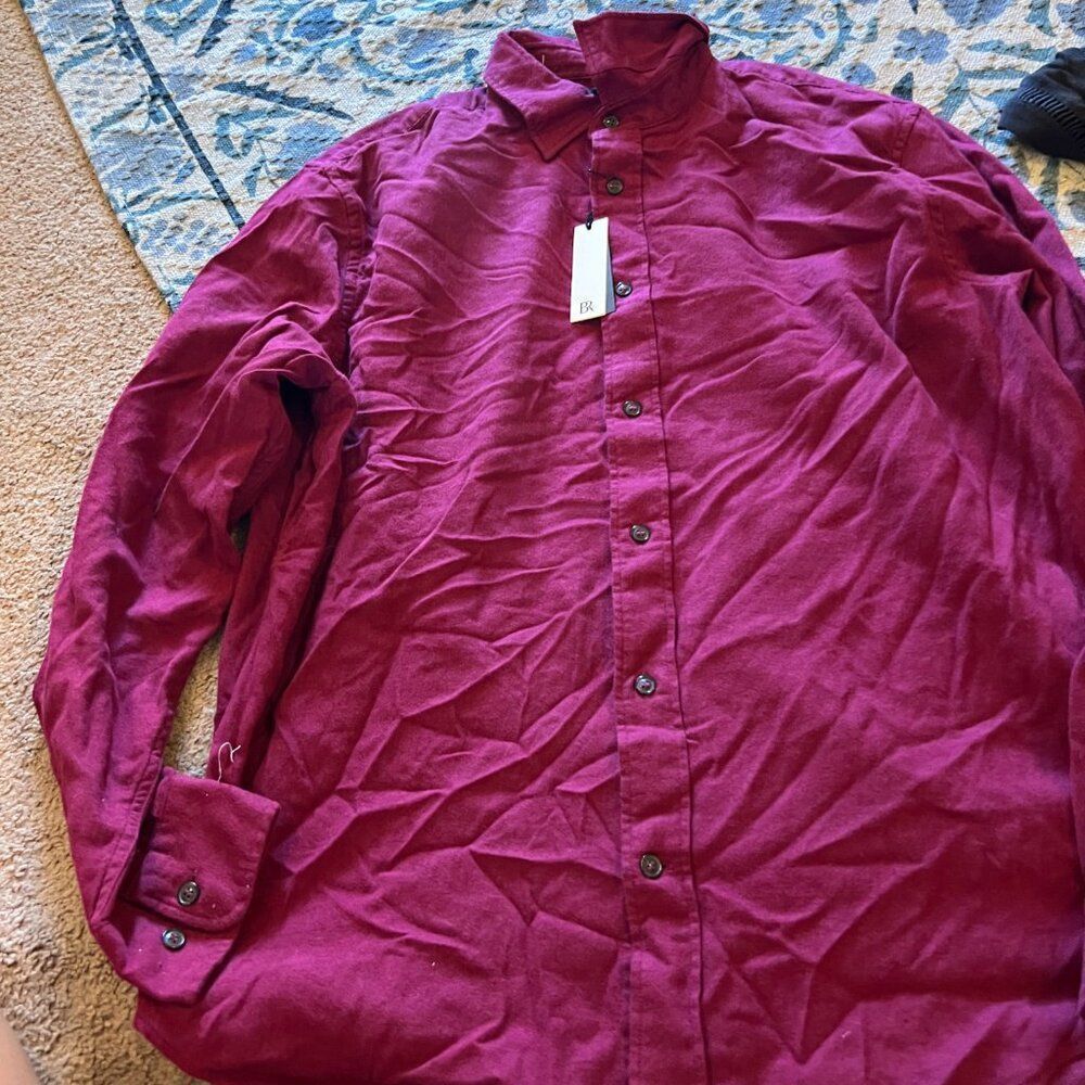 NWT BR large button down top - Picture 2 of 12